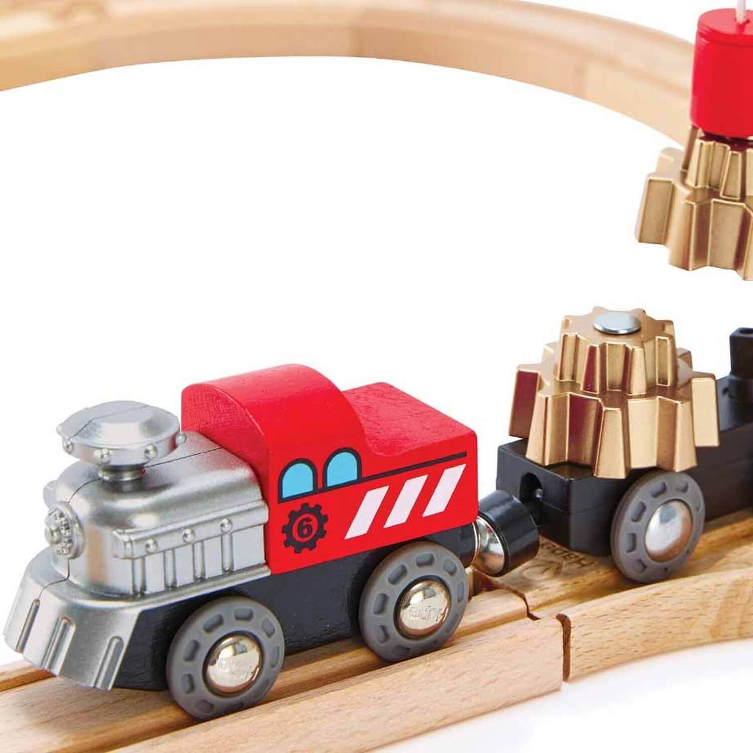 

Поезда и железные дороги Hape, Игровой набор Hape "Зубчатый поезд"