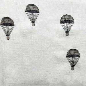 Комбинезон-слип для новорожденных базовый Konges Slojd "Parachute", серый