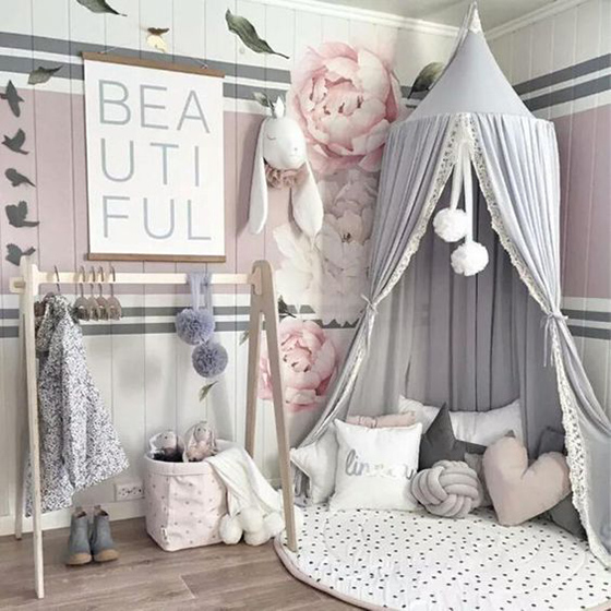 Детский балдахин на кроватку: идеи дизайна