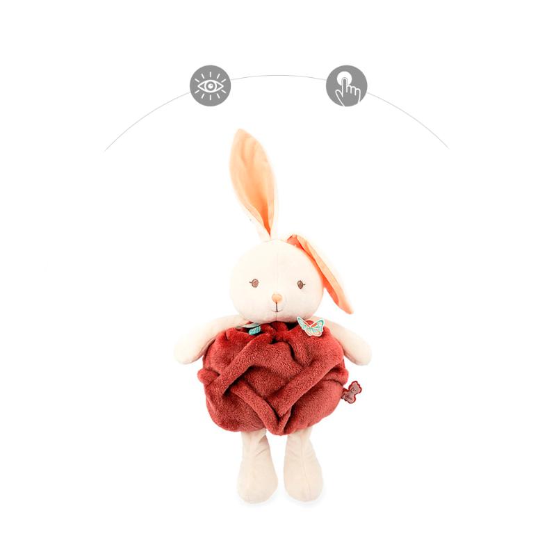 Мягкая игрушка Kaloo "Кролик Buble of Love", серия "Plume", корица, 30 см - фото №8