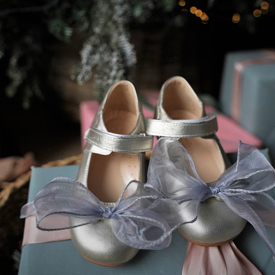 Туфли Marisharm "Анна" со сменным декором, серебряные - фото №3