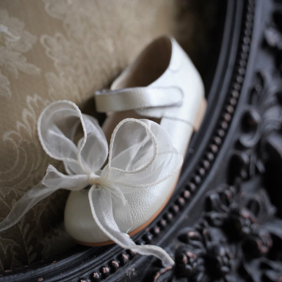 Туфли Marisharm "Анна" со сменным декором, жемчужные - фото №3