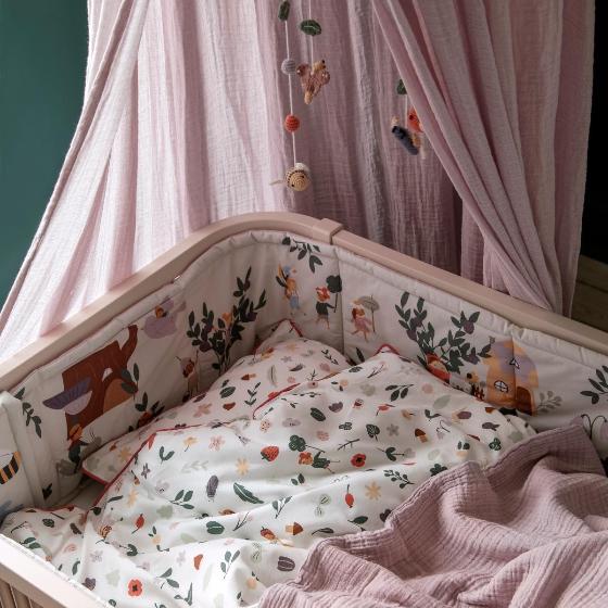 Бампер для детской кроватки Sebra "Страна Фей"