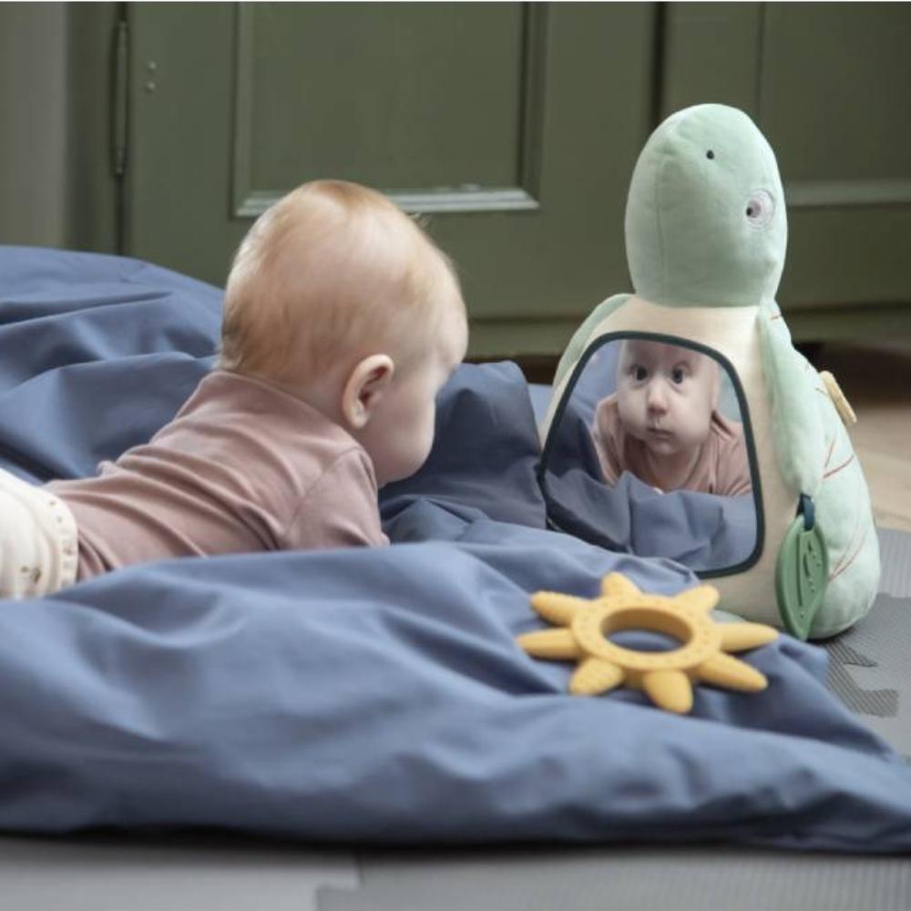 Развивающая игрушка с зеркалом Sebra "Черепаха Turbo" - фото №2