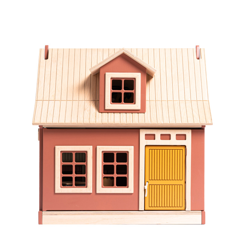 Кукольный домик Yakobtoys "Дачный домик", со светом - фото №1
