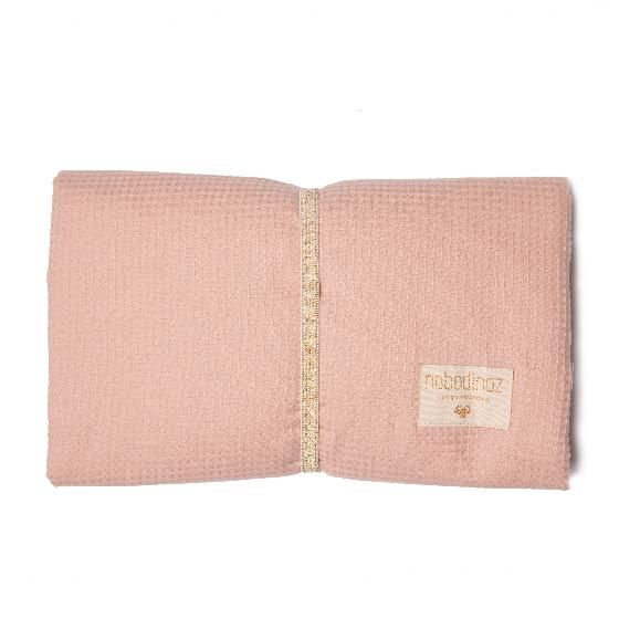Скланой матрас для пеленания Nododinoz "Mozart Misty Pink", розовый, водонепроницаемый, 68х50 см