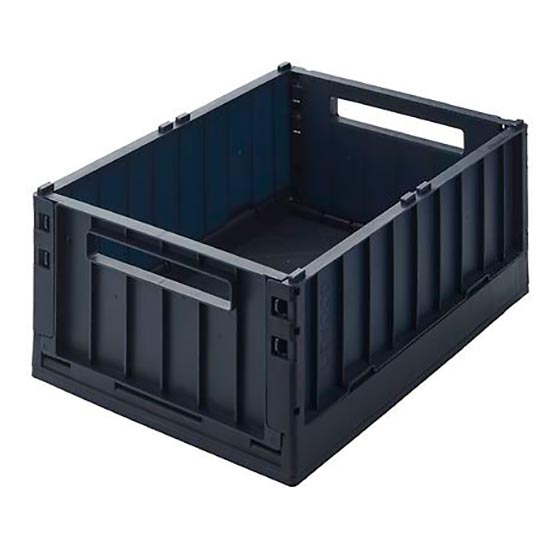 Набор складных ящиков для хранения с крышками LIEWOOD, 2 шт, размер M, темно-синий