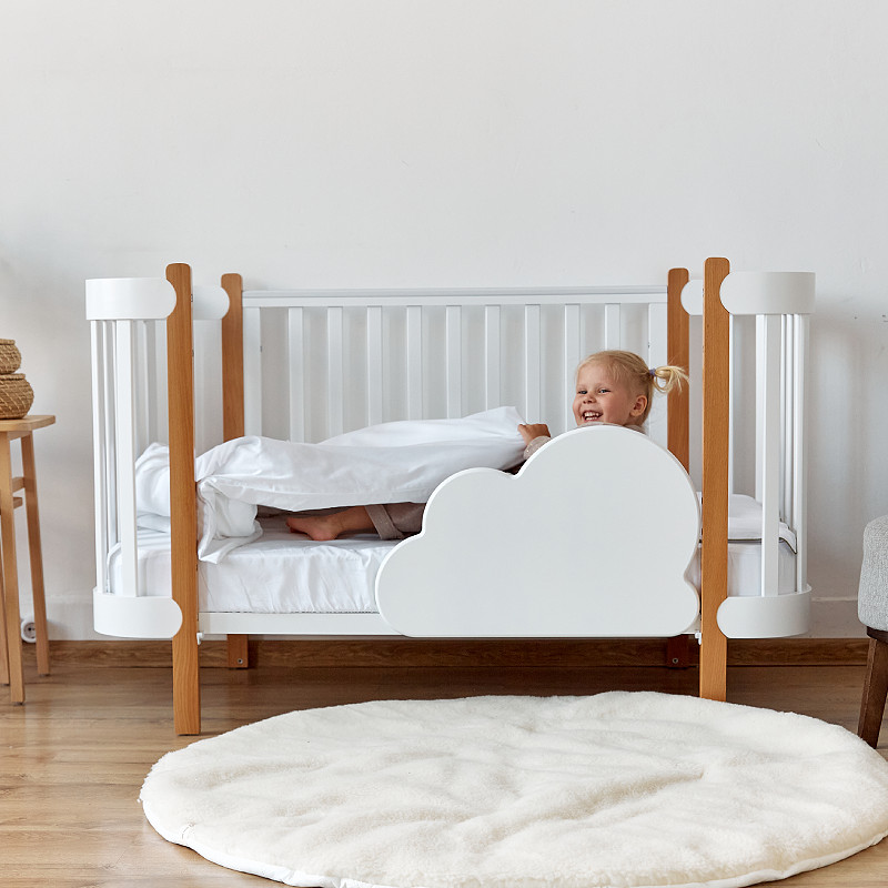 Кроватка-трансформер Happy Baby "Mommy Lux", белая - фото №12