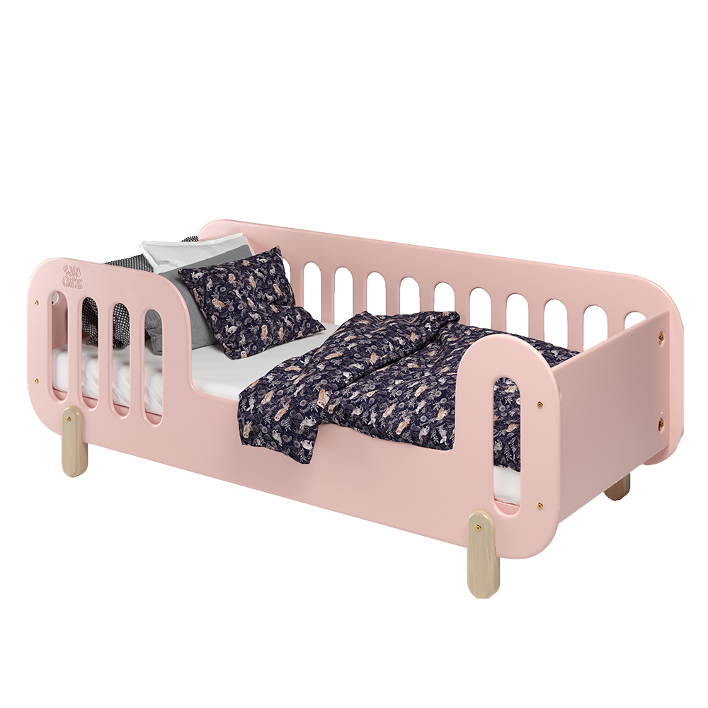 Детская кроватка Baby Chipak "Пудра", розовая - фото №2