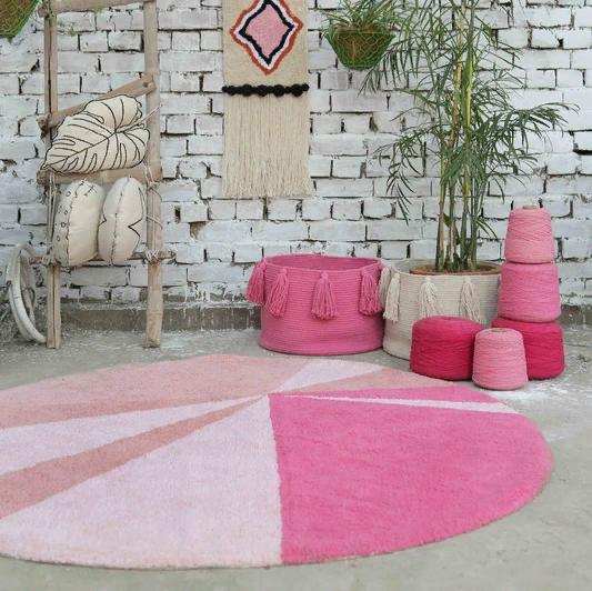 Ковер Lorena Canals "Geometric", розовый, 160 см