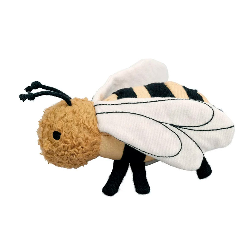 Погремушка Fabelab "Пчела Bolette", желтая - фото №1