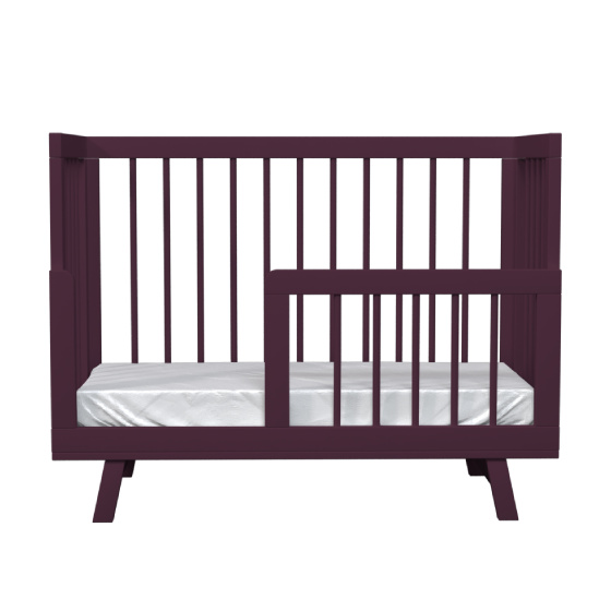 Кроватка для новорожденного Lilla "Aria Italian Plum", сливовая - фото №13