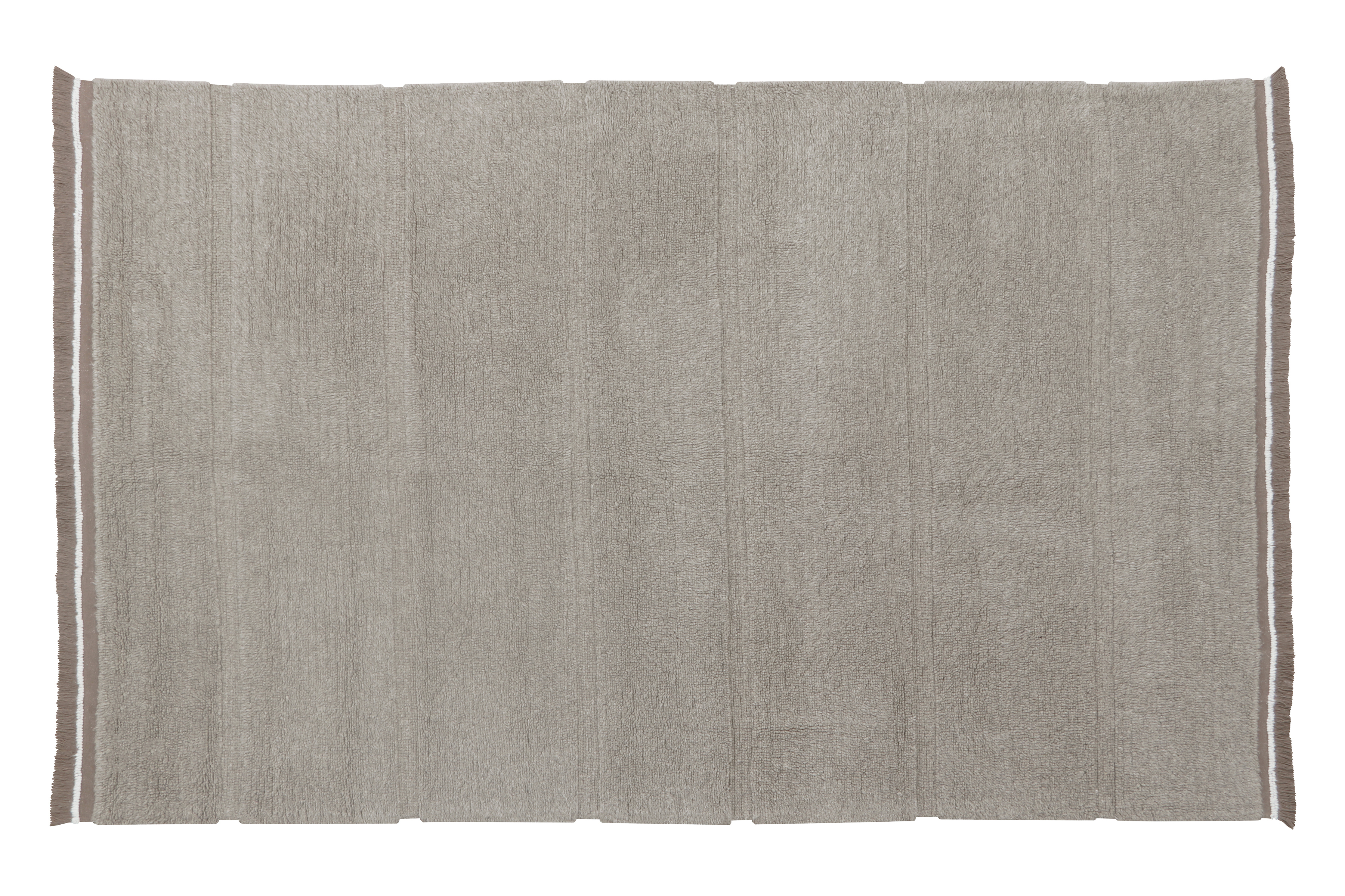 Шерстяной ковер Lorena Canals "Steppe - Sheep", серый, 200 x 300 см - фото №1
