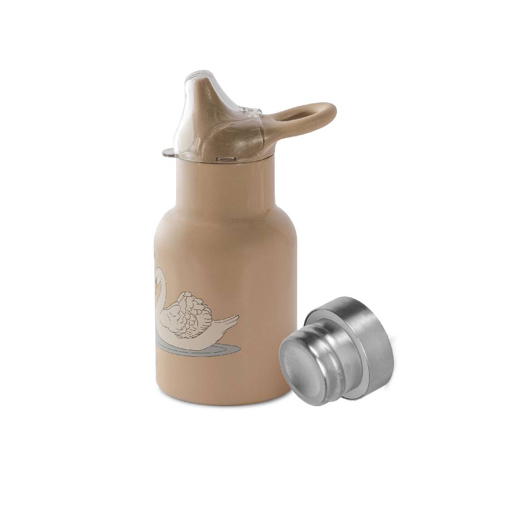 Бутылка-термос для напитков Konges Slojd "Swan", танцующие лебеди, 250 мл - фото №2