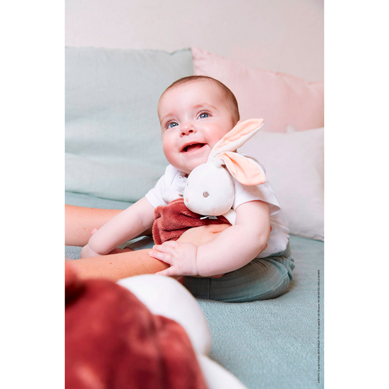 Мягкая игрушка Kaloo "Кролик Bubble of Love ", серия "Plume", корица, 23 см - фото №8