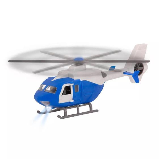 Вертолет со звуком и светом Battat, малый телескопический погрузчик со звуком и светом battat средний