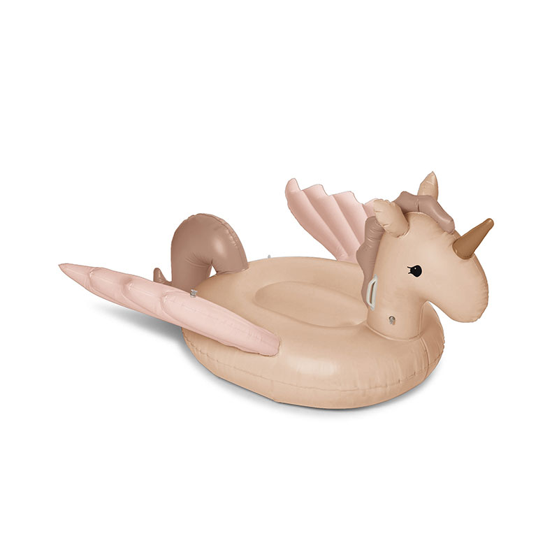 Детский надувной матрас в виде единорога Konges Slojd "Unicorn", розовый, 145 см