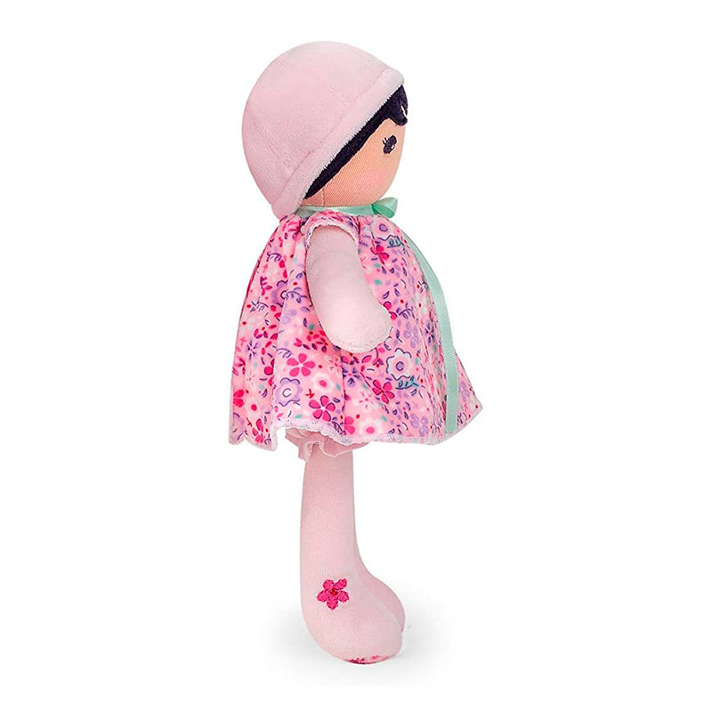 Текстильная кукла Kaloo "Fleur", в розовом платье, серия "Tendresse de Kaloo", 25 см - фото №4