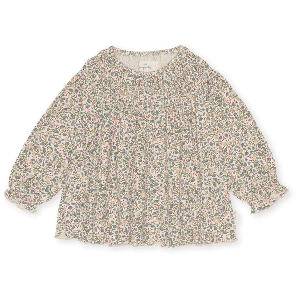 Рубашка для девочки Konges Slojd "Chleo Jardin de Fleurs", цветущий сад