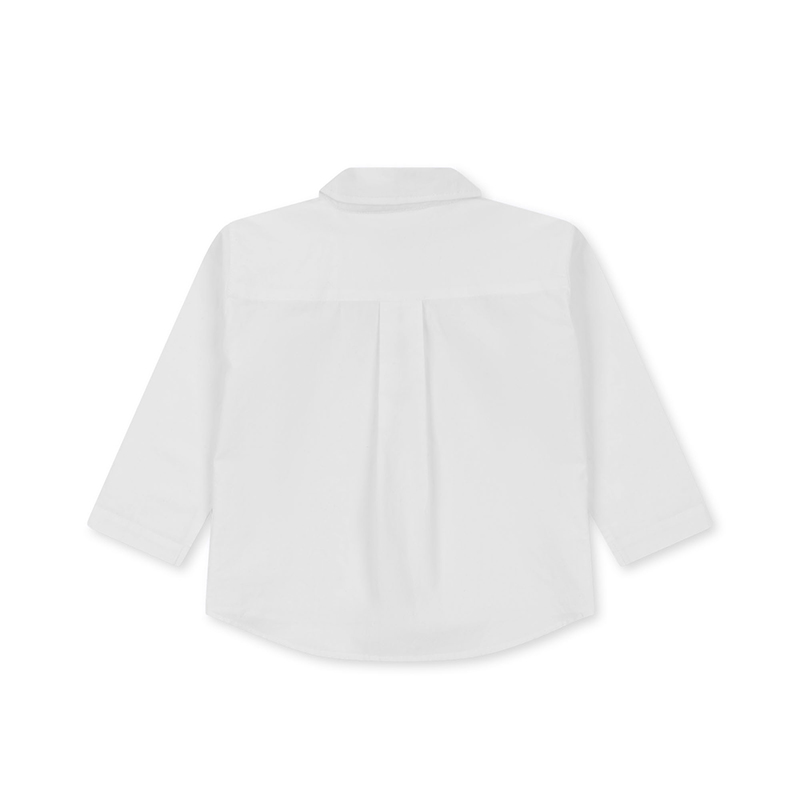 Рубашка Konges Slojd "Cole Optic White", белая - фото №2