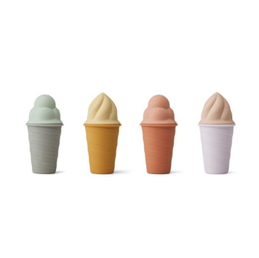 Набор игрушечного мороженого LIEWOOD, 4 шт, мульти микс со светло-лавандовым