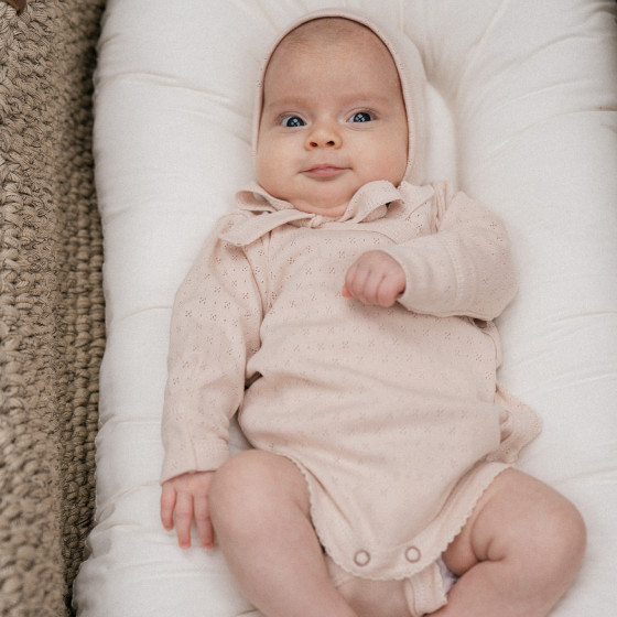 Боди для новорожденного TEENY BOO "Макадамия", светло-коричневое - фото №5