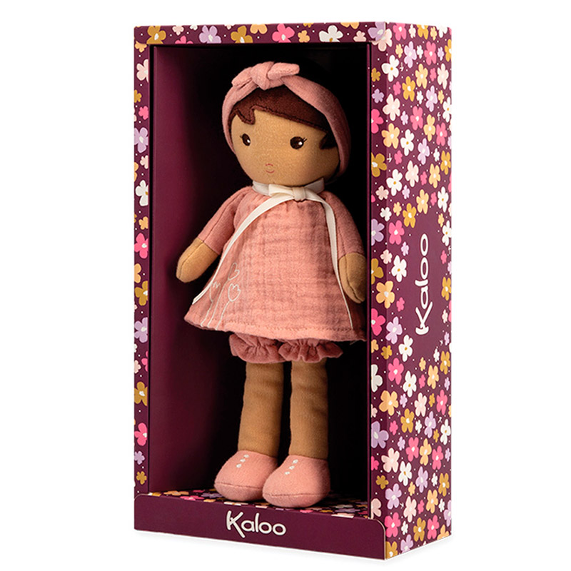 Текстильная кукла Kaloo "Amandine", в розовом костюме, серия "Tendresse de Kaloo", 25 см - фото №4
