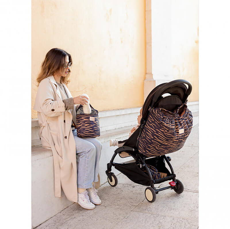 Термосумка Nobodinoz "Hyde Park Blue Waves", волны на синем, 18 х 23 см - фото №6