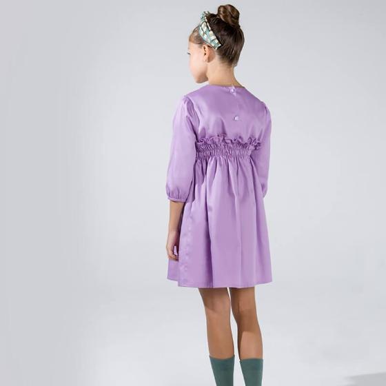 

С длинным рукавом IZUM, Платье IZUM резинка, лиловое