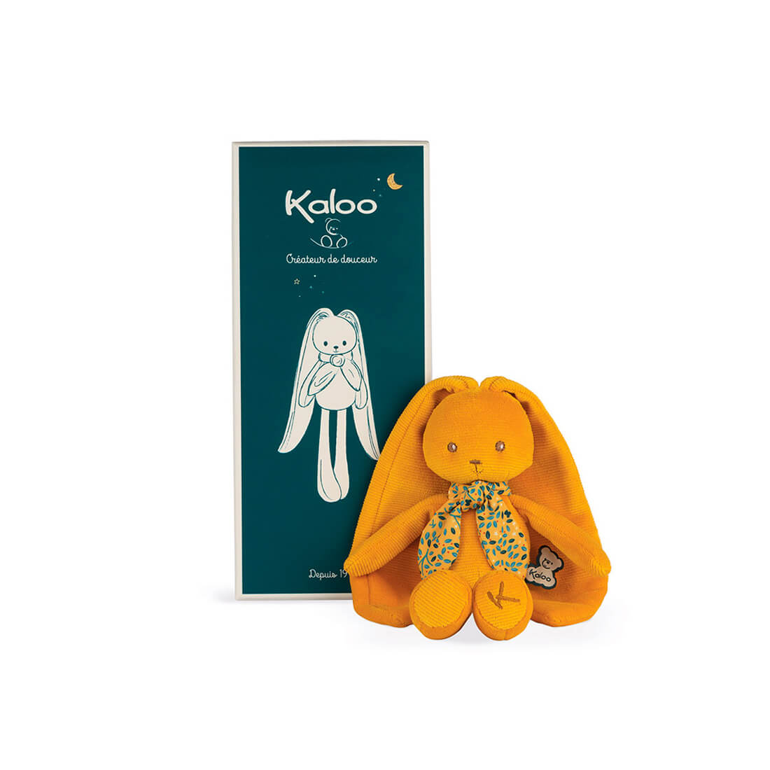 Мягкая игрушка Kaloo "Кролик", серия "Lapinoo", охра, маленький, 25 см