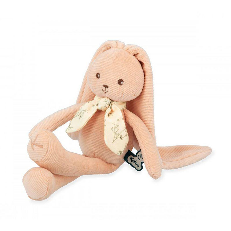 Мягкая игрушка Kaloo "Кролик", серия "Lapinoo" персиковый, маленький, 25 см - фото №2