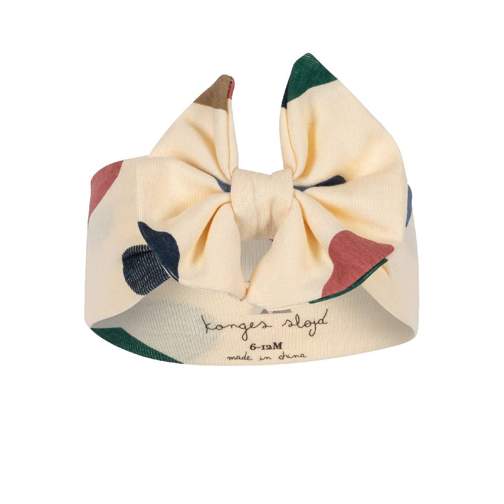 Детская повязка на голову Konges Slojd "Classic Bon Coeur", красочные сердца - фото №2