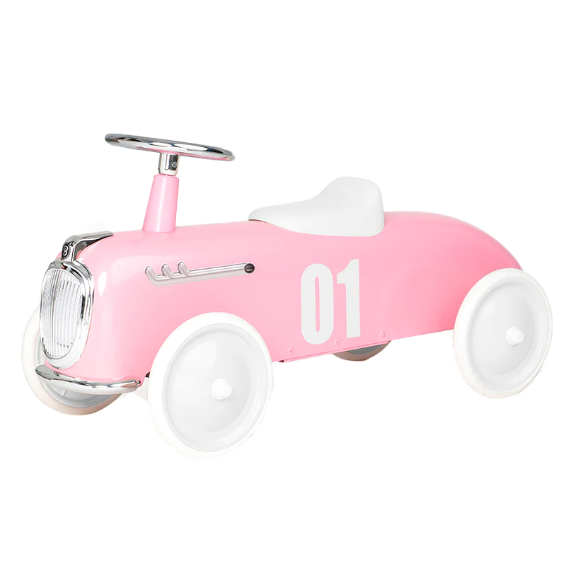 Детская машинка Roadster, светло-розовая Baghera - фото №1