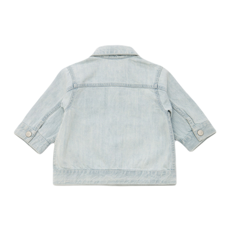 Джинсовая куртка Babybu "Faded Denim" голубая - фото №1