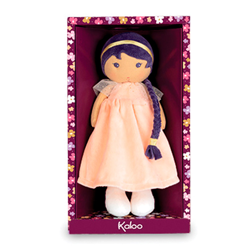 Текстильная кукла Kaloo "Iris", персиковая, серия "Tendresse de Kaloo", 25 см - фото №2