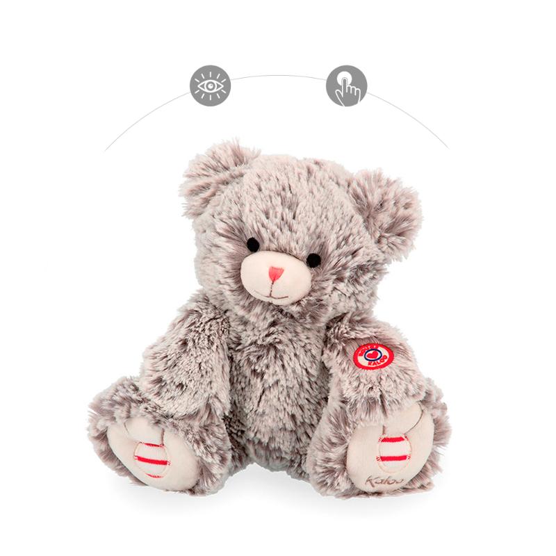 Плюшевая игрушка Kaloo "Медвежонок Prestige Maé", серия "Rouge Kaloo", серый, 24 см - фото №5