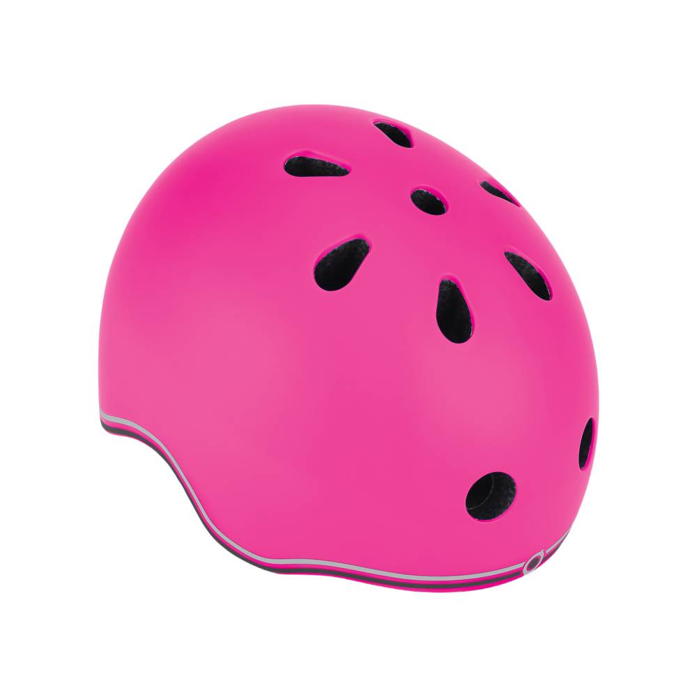Шлем защитный GLOBBER "Go up lights" XXS/XS, розовый - фото №1