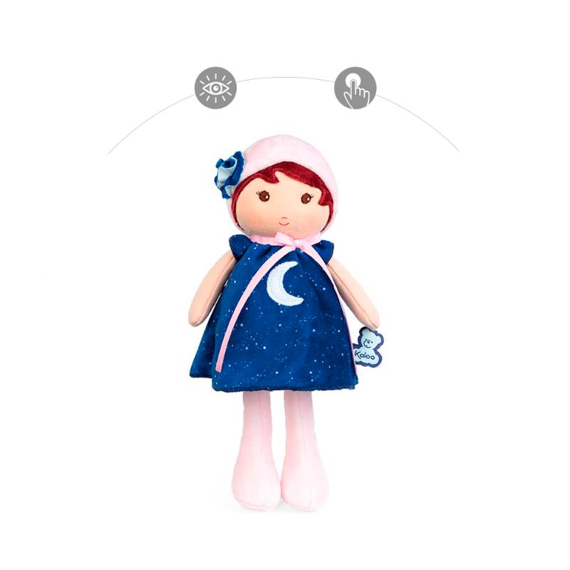 Текстильная кукла Kaloo "Aurore", в синем платье, серия "Tendresse de Kaloo", 25 см - фото №12