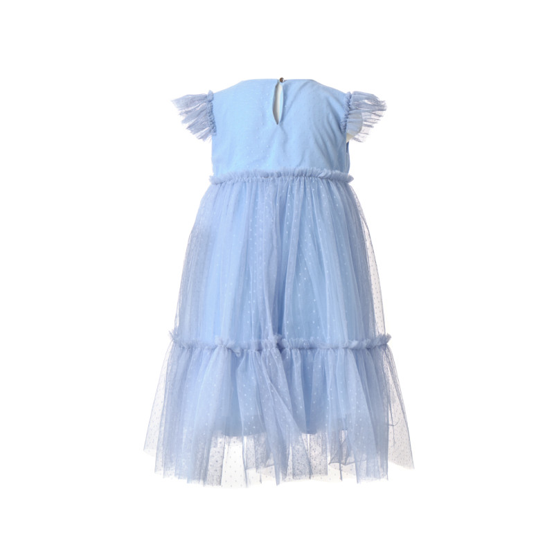 Платье нарядное Андерсен, голубое - фото №2