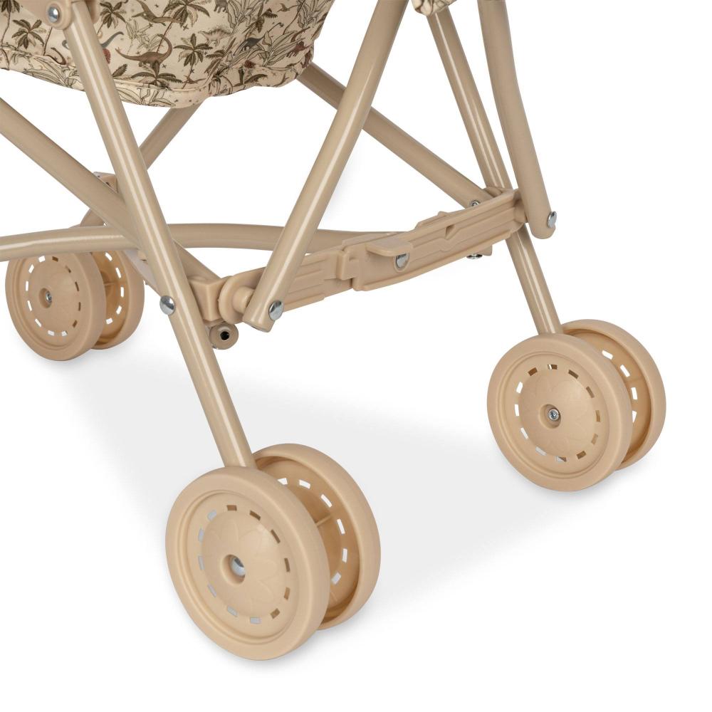 Прогулочная коляска для кукол Konges Slojd "Dino", песочная
