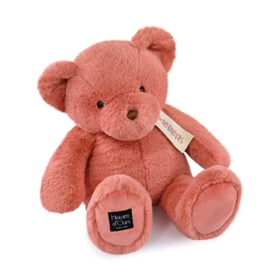 

Медведи Histoire d'Ours, Мягкая игрушка Histoire d'Ours "Медведь Le Nounours", розовый, 40 см