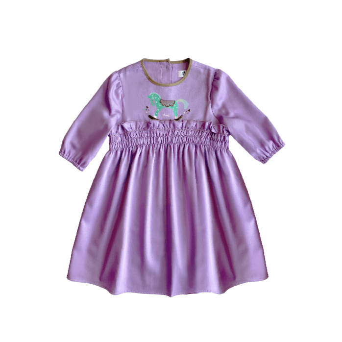 Платье IZUM резинка, лиловое - фото №1
