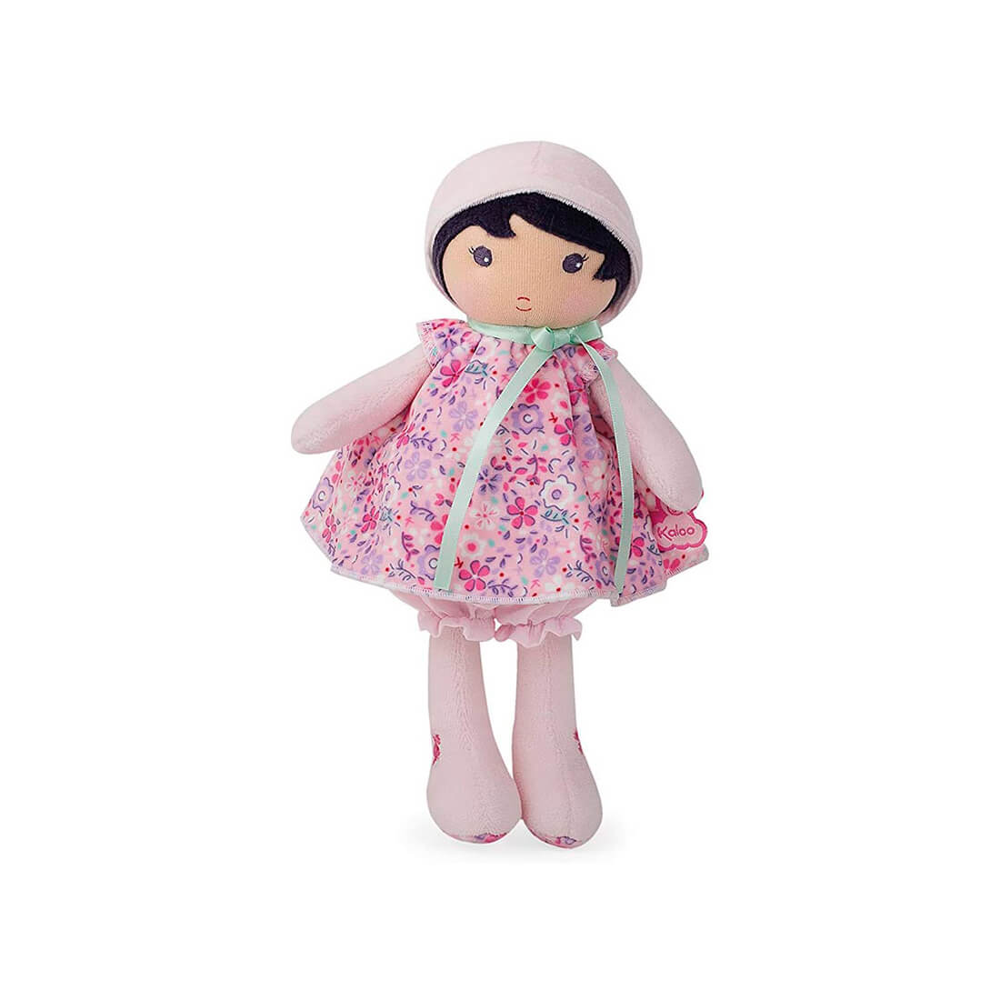Текстильная кукла Kaloo "Fleur", в розовом платье, серия "Tendresse de Kaloo", 25 см
