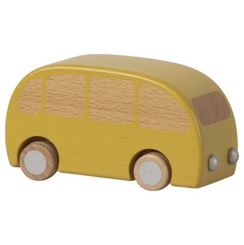 

Деревянный автобус, жёлтый