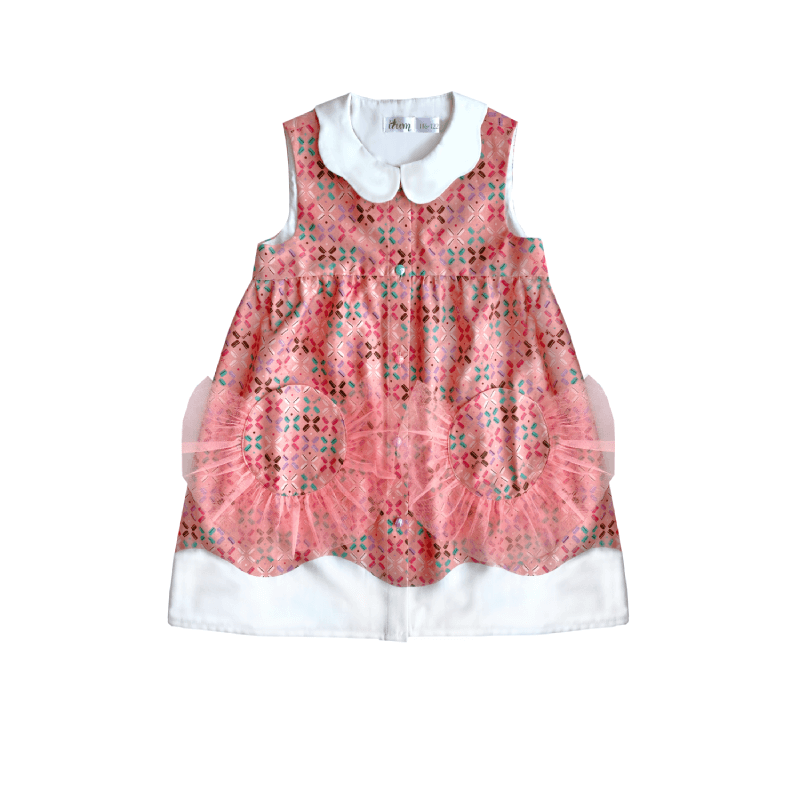 Платье IZUM "Macarons", розово-коралловое - фото №1
