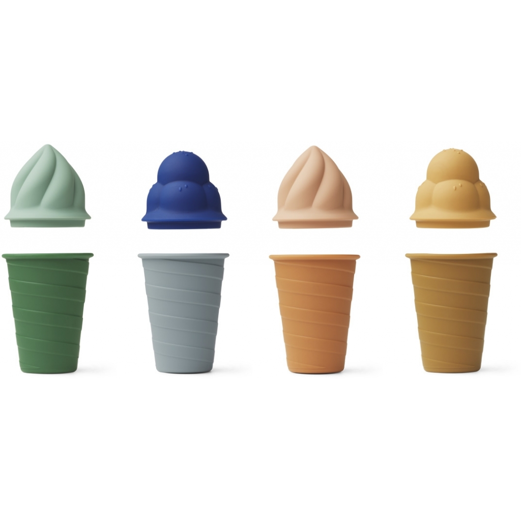 Набор игрушечного мороженого Liewood, 4 шт, мульти микс с синим