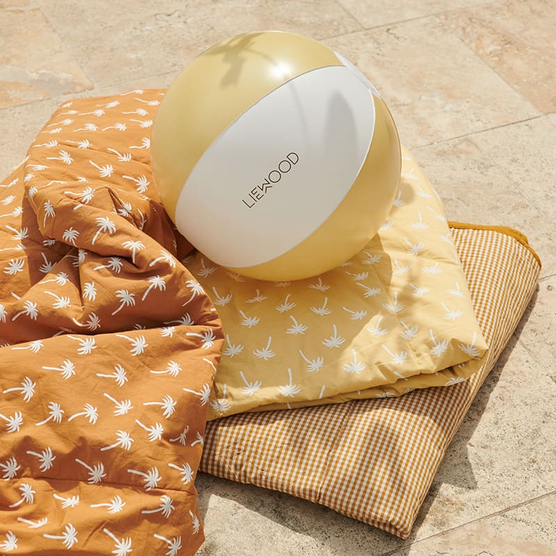 

Мячи LIEWOOD, Детский надувной пляжный мяч LIEWOOD "Mitch", пыльно-мятный в полоску, 40 см