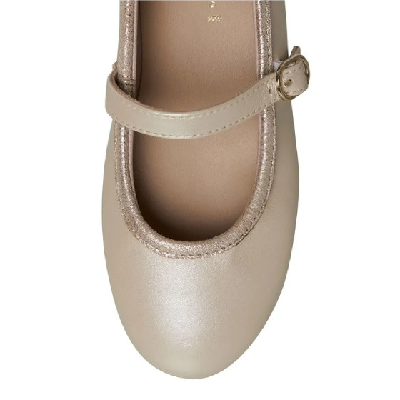 Туфли Marisharm "Кристина" со сменным декором сзади, золотые - фото №3