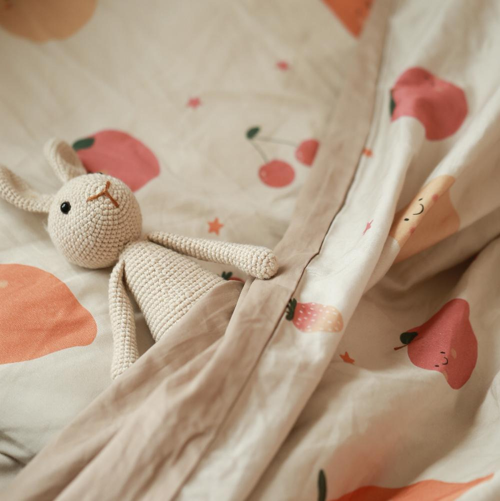 Комплект постельного белья MyzA for kids "Фрукты", L - фото №4