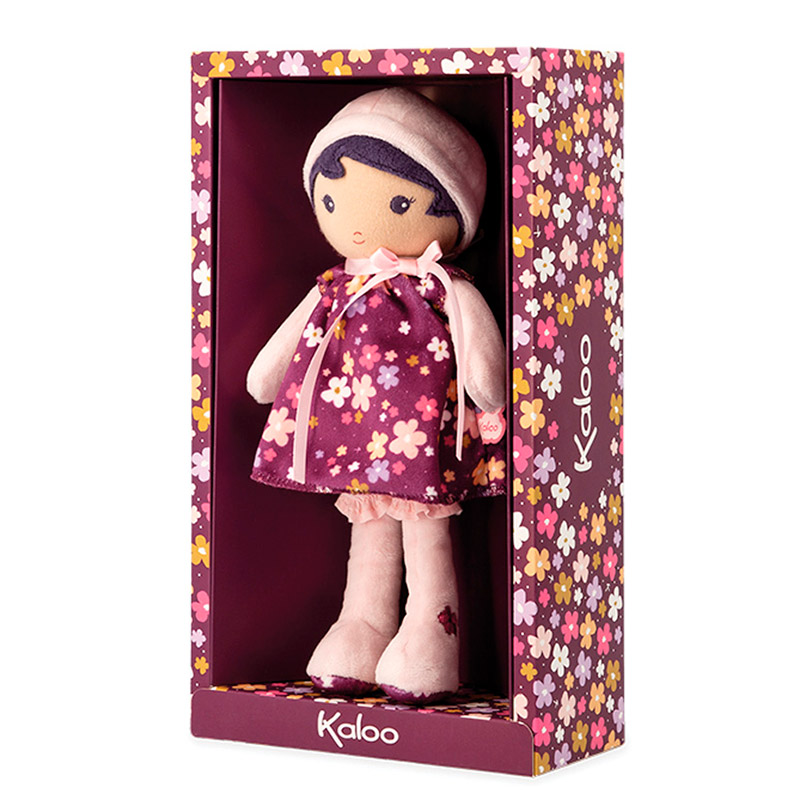 Текстильная кукла Kaloo "Violette", в пурпурном платье, серия "Tendresse de Kaloo", 25 см - фото №4